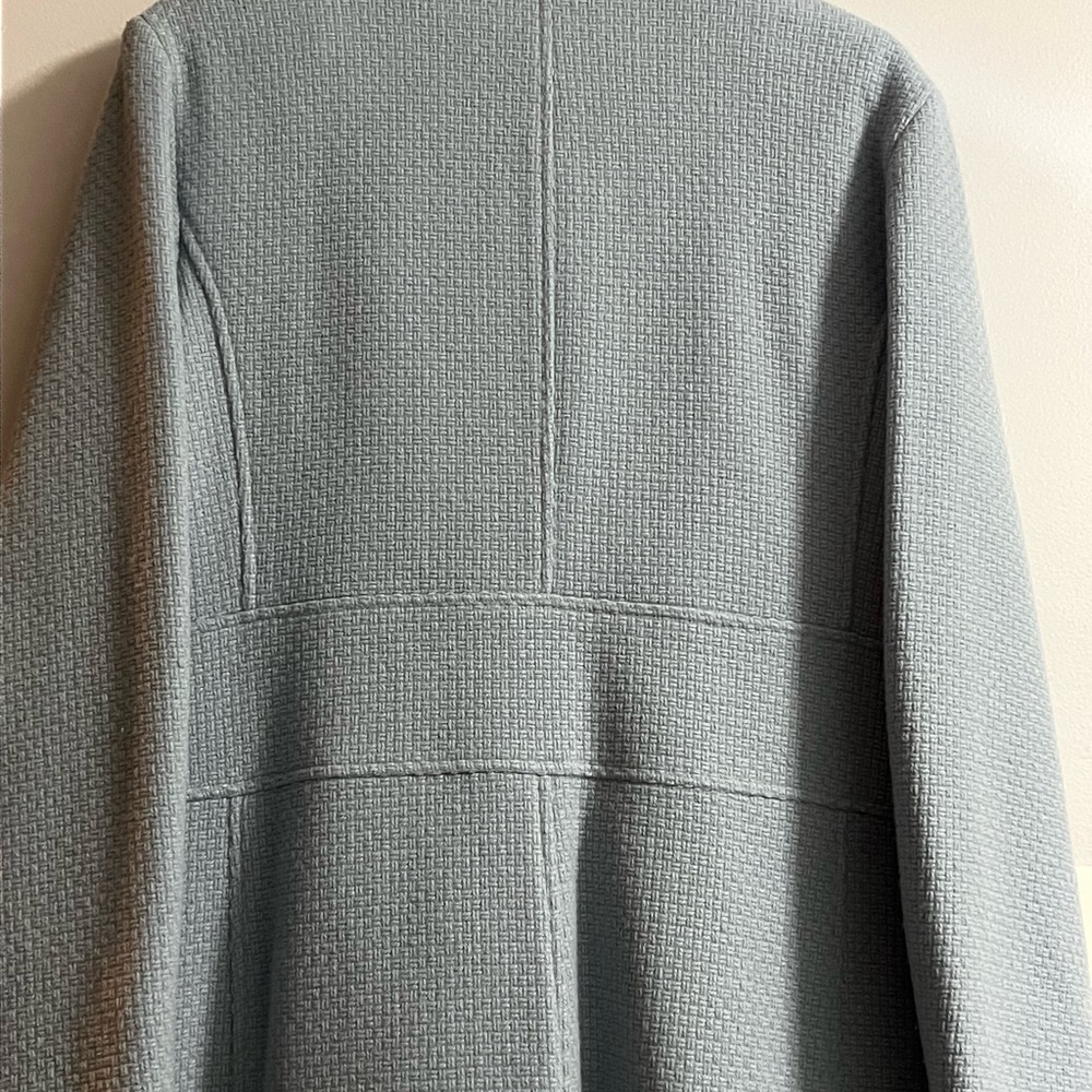 Jonathan Michael Light Blue Toggle Coat - image 3